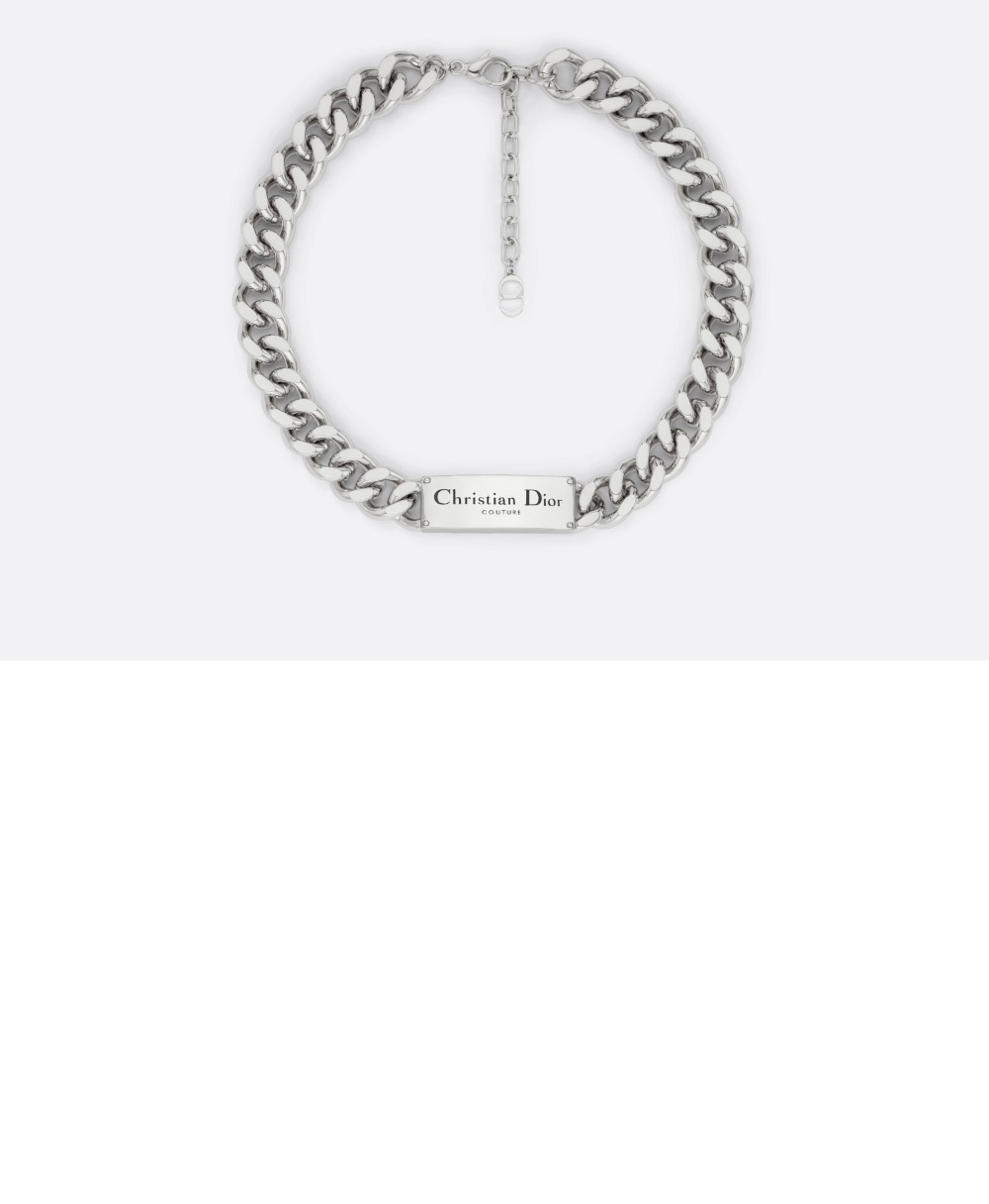 Christian Dior Couture 체인 링크 목걸이 N1971