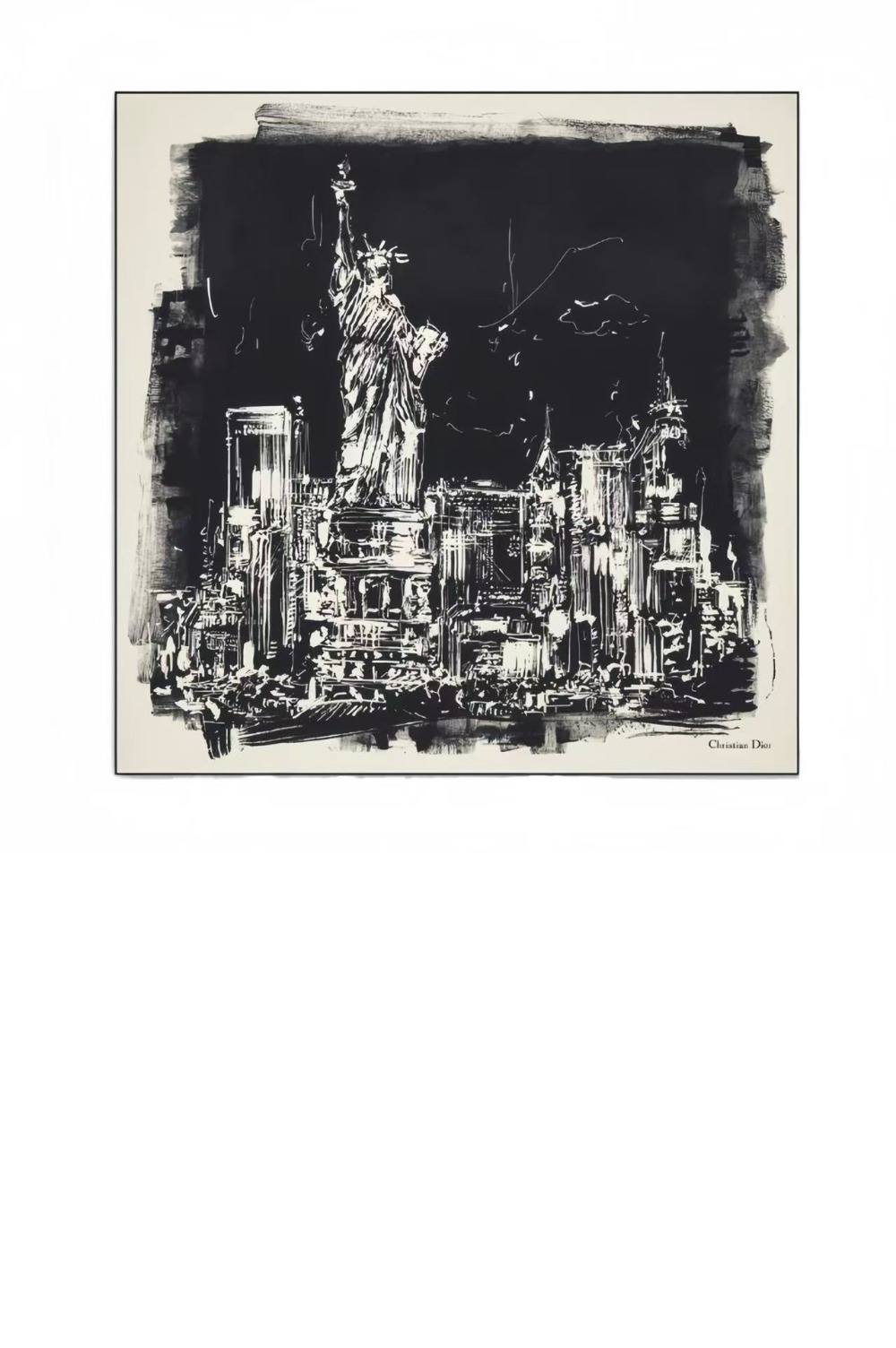 New York 90 스퀘어 스카프 44NYL
