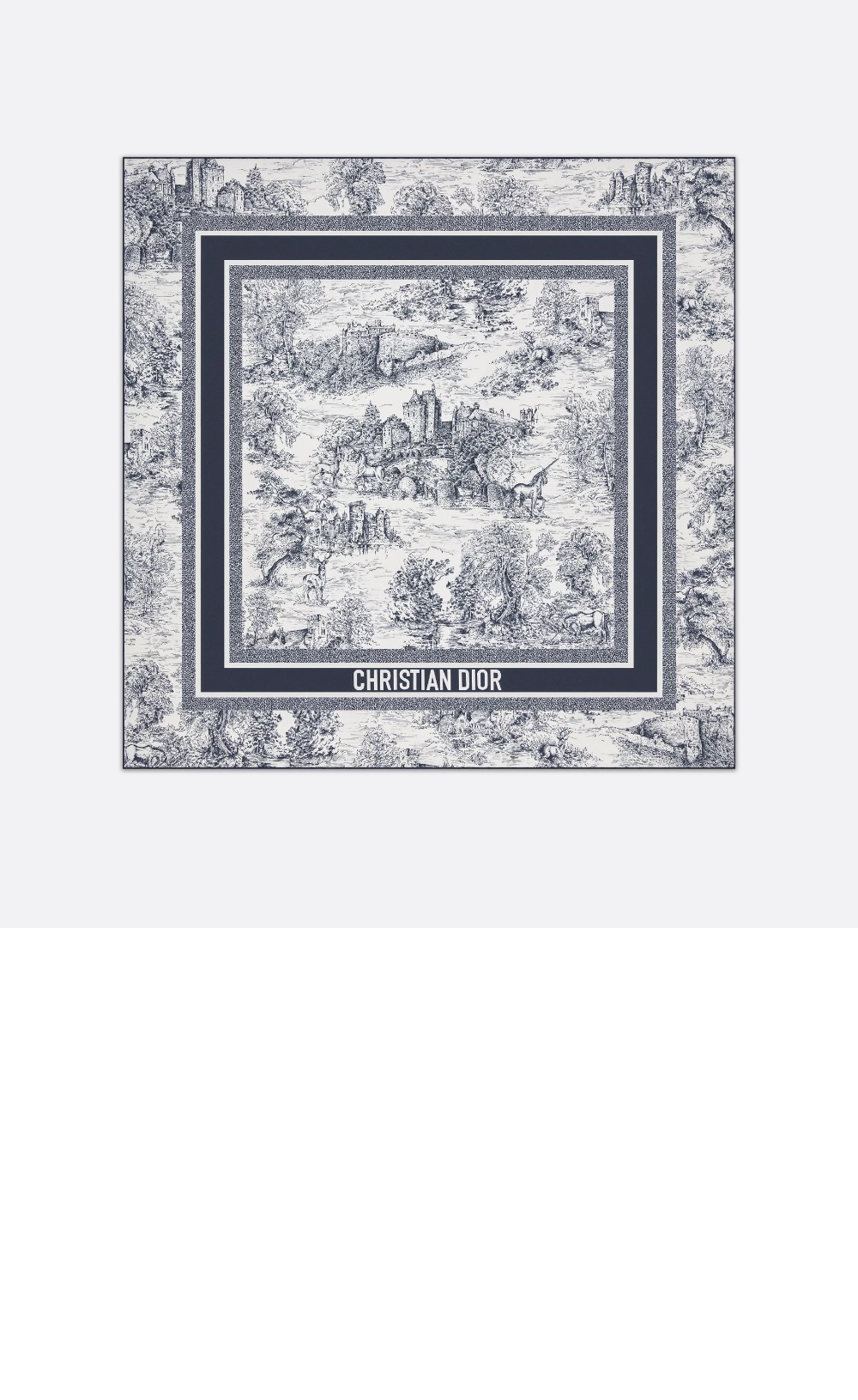 Toile de Jouy Scotland 90 스퀘어 스카프 51SCO