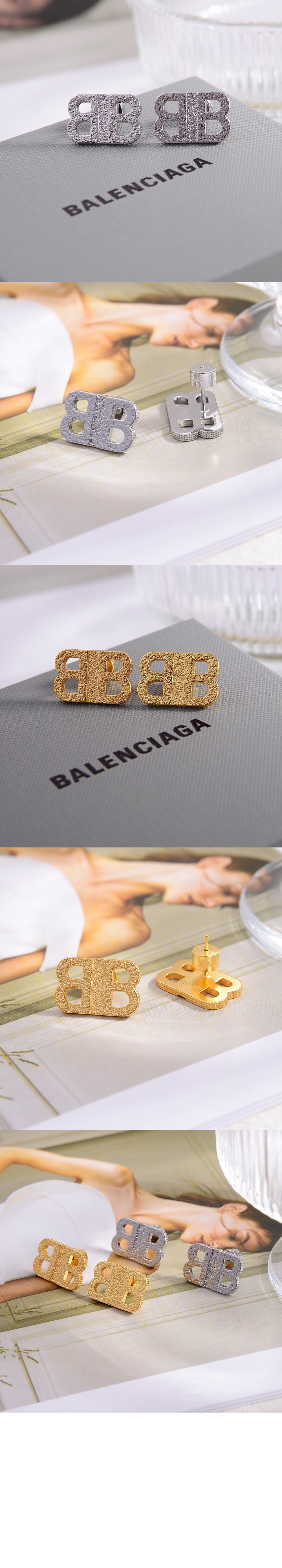 BB 2.0 XS 텍스처드 귀걸이 782982