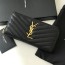SAINT LAURENT 생로랑 마틀라세 지퍼 지갑 (금장/은장)