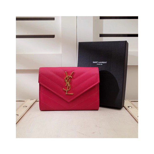 SAINT LAURENT 생로랑 마틀라쎄 스몰 엔벨로프 지갑 414404-6