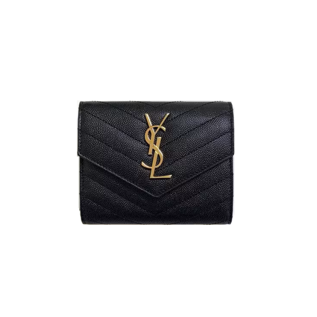 SAINT LAURENT 생로랑 컴팩트 트리폴드 반지갑 403943