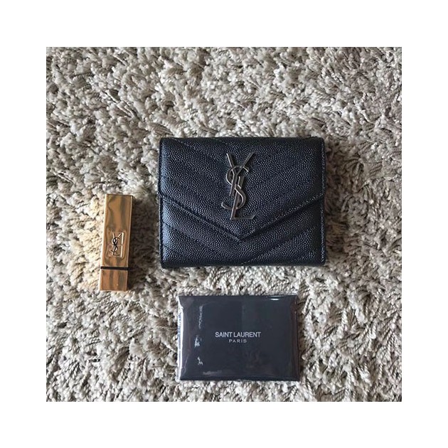 SAINT LAURENT 생로랑 컴팩트 트리폴드 반지갑 403943-1