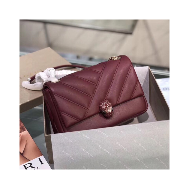 BULGARI 불가리 세르펜티 카보숑 숄더백 BV287983-1