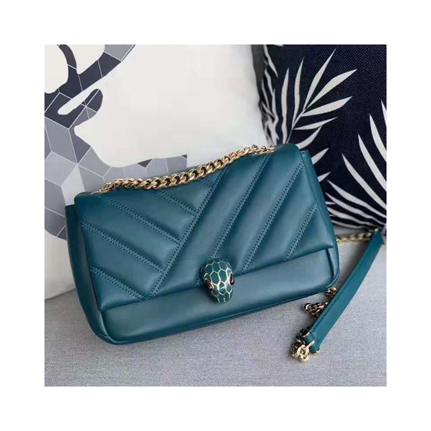 BULGARI 불가리 세르펜티 카보숑 숄더백 BV287983-3