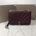 BULGARI 불가리 세르펜티 카보숑 라지 숄더백 BV287984-3