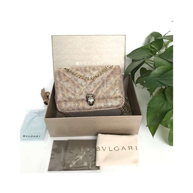 BULGARI 불가리 세르펜티 카보숑 숄더백 BV287880-1