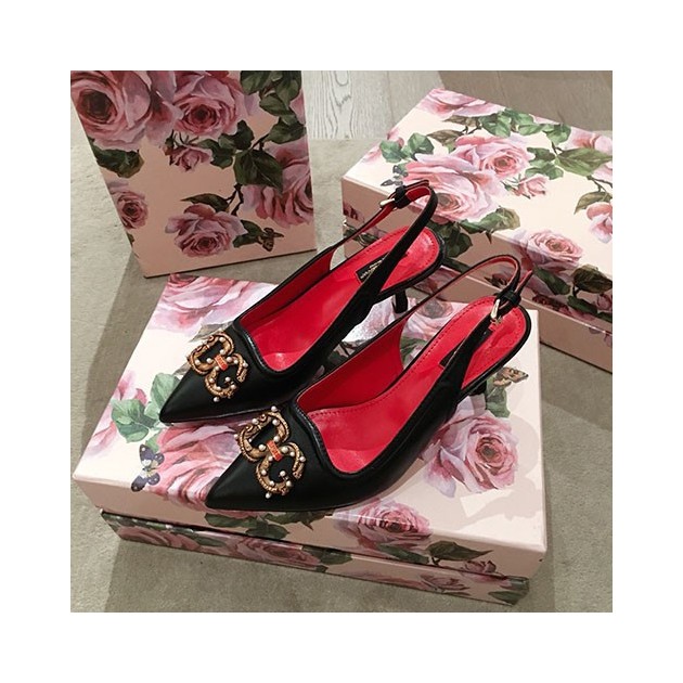 DOLCE & GABBANA 돌체앤가바나 힐  굽높이5.5CM 봄신상