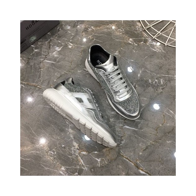 HOGAN 호간 여성 스니커즈 실버