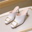 ROGER VIVIER 로저비비에 힐 슬리퍼 굽높이7.5CM  RR1991-2신상 (220,255,사이즈 주문제작)