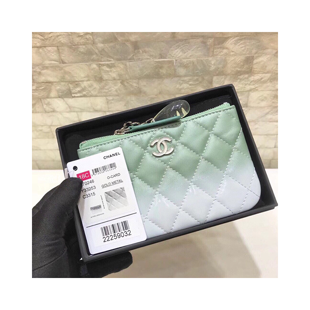 CHANEL 샤넬 램스킨 동전지갑 AS1011-1