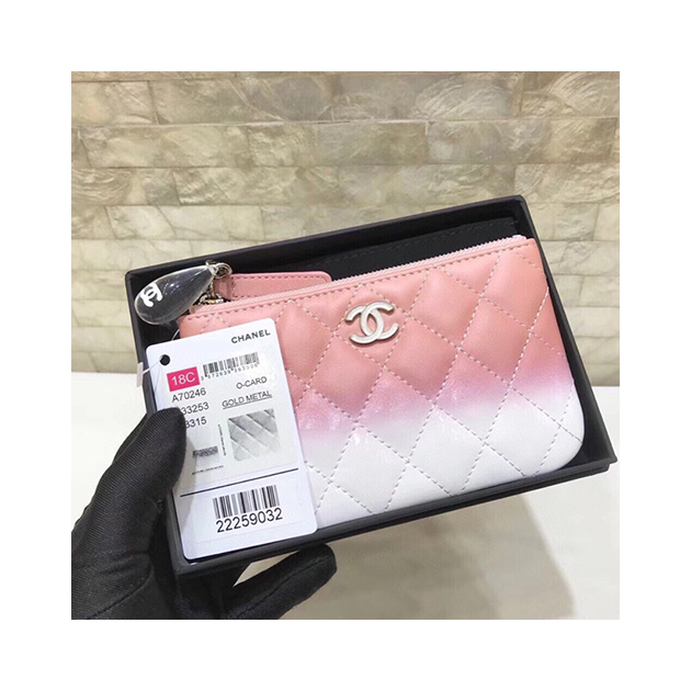 CHANEL 샤넬 램스킨 동전지갑 AS1011-3