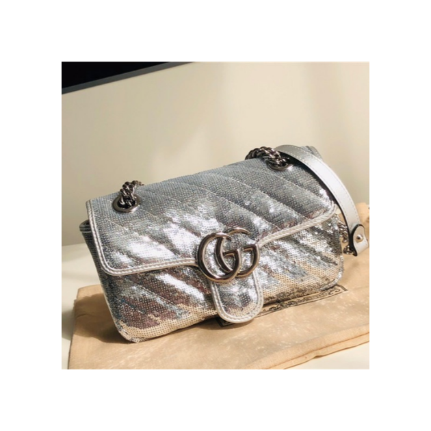 GUCCI 구찌 마몬트 마틀라세 숄더백 446744/신상