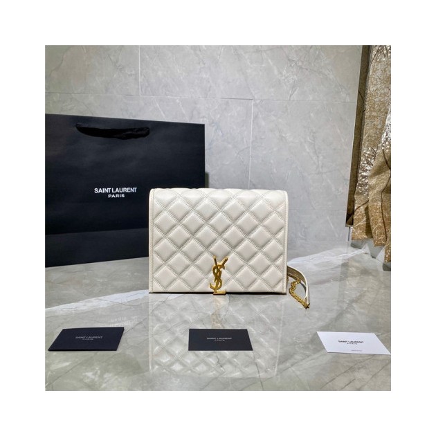 SAINT LAURENT 생로랑 퀼티드 베키 체인 숄더 Y629246/신상