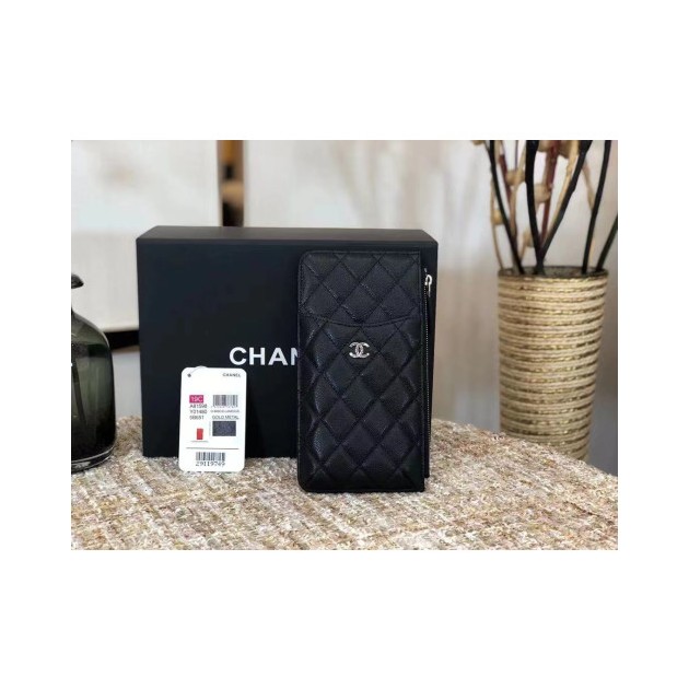 CHANEL 샤넬 캐비어 카드 지갑 (금장/은장)