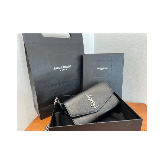 SAINT LAURENT 생로랑 업타운 엔벨로프 체인 지갑