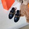 HERMES 에르메스 여성용 뮬 슬리퍼 (굽높이6CM) H47331-2 3COLOR