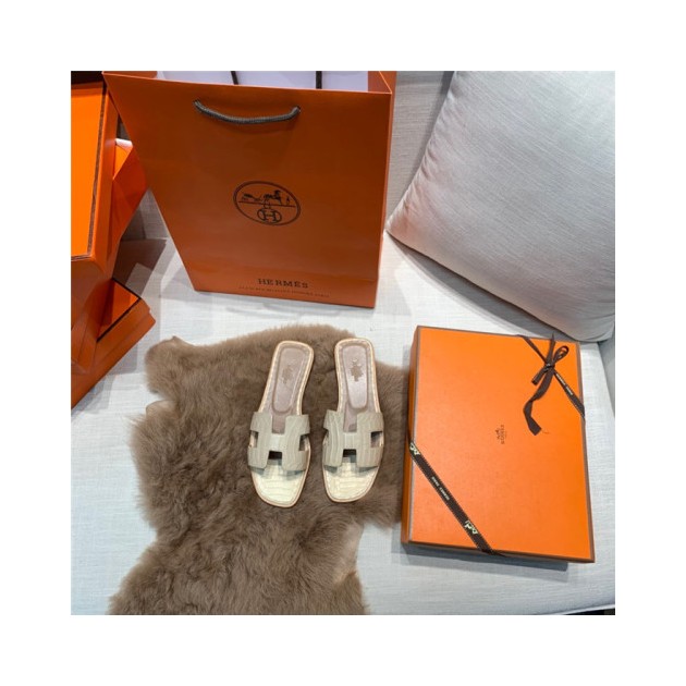 HERMES 에르메스 여성용 슬리퍼 (뱀가죽) H99660 5COLOR