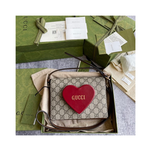 GUCCI 구찌 여성 발렌타인 데이 미니 숄더백 637048 2021/신상