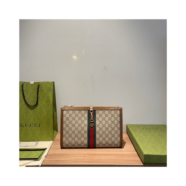 GUCCI 구찌 GG수프림 오피디아 재키 1961 파우치