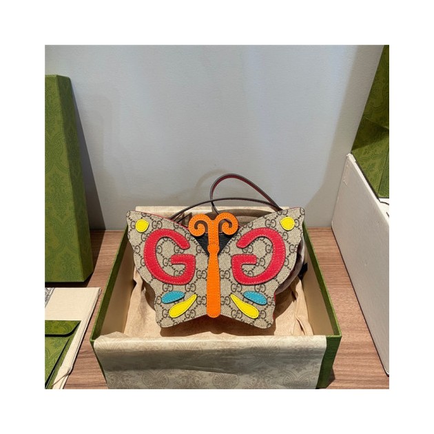 GUCCI 구찌 키즈 나비 핸드백 64880