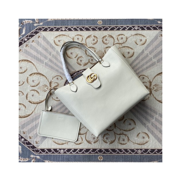 GUCCI 구찌 더블 G 디테일 미듐 토트백 649577