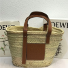 LOEWE 로에베 우븐 라피아 토트백 스몰