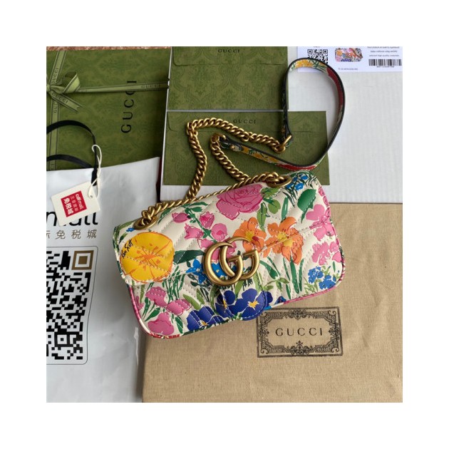 GUCCI 구찌 마몬트 마틀라세 숄더백 446744
