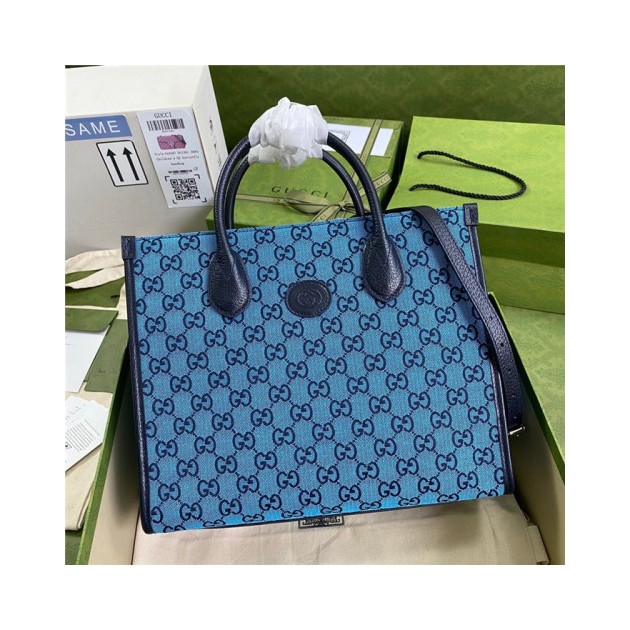GUCCI 구찌 GG 멀티컬러 스몰 토트백 ‎65998