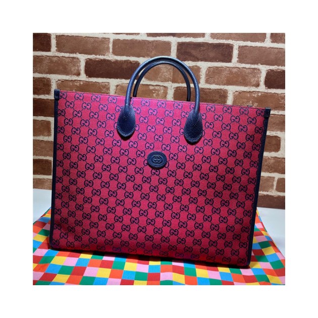 GUCCI 구찌 GG 캔버스 라지 토트백 659980