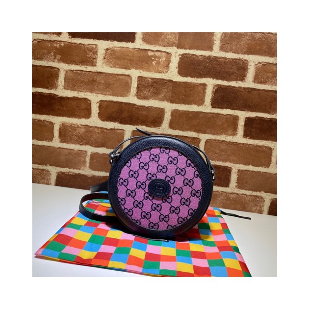 GUCCI 구찌 GG 멀티컬러 라운드 숄더백 658825