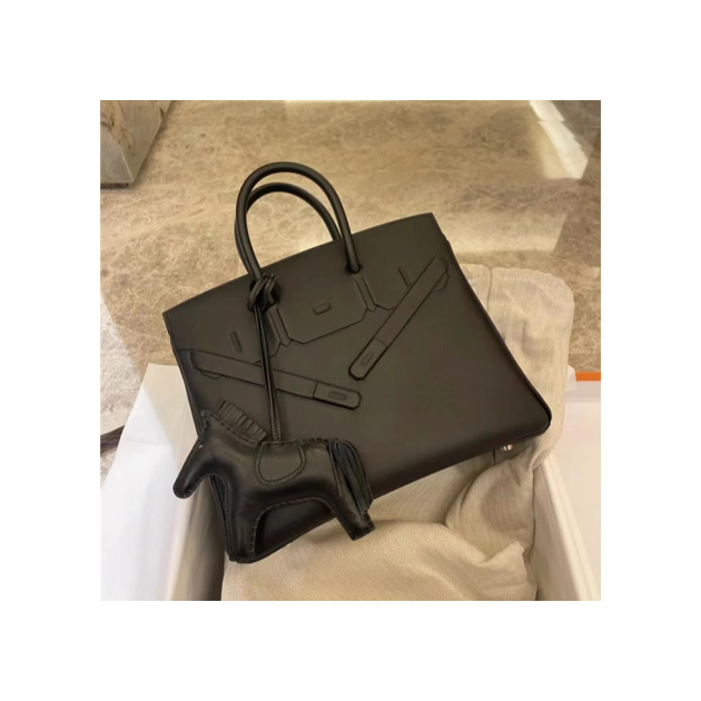 HERMES에르메스 SHADOW 버킨백 25CM 오리지날 SWIFT송아지가죽 정품가죽사용 (100%수작업) H998104-1