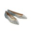 JIMMY CHOO 지미추 글리터 플랫 단화 J65050