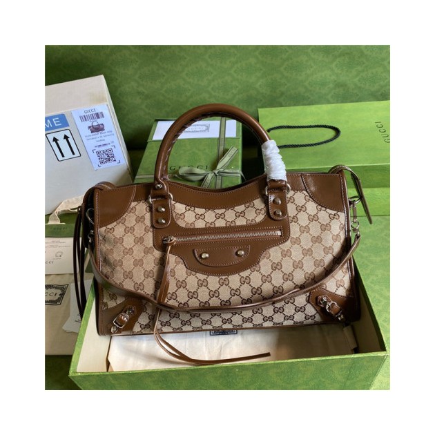 GUCCI 구찌&발렌시아가 콜라보 자이언트 시티백  658597