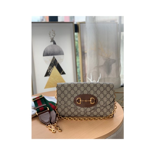 GUCCI 구찌 홀스빗 1955 스몰 핸드백 677286
