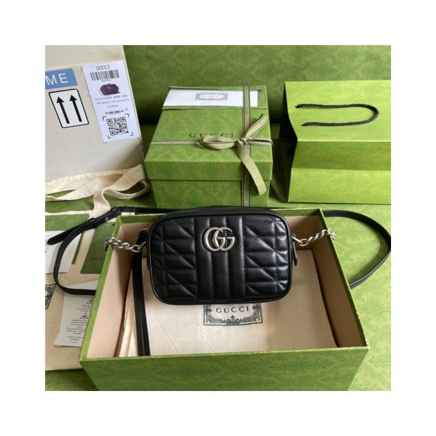 GUCCI 구찌 GG 마몬트 마틀라세 미니 크로스백 634936