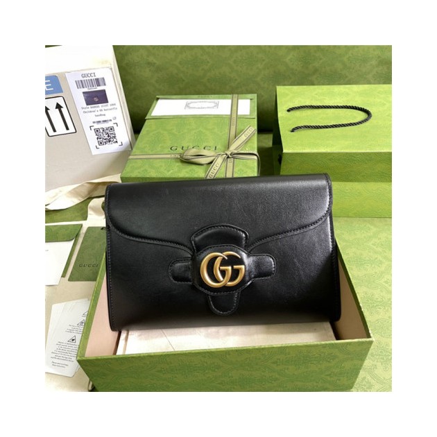 GUCCI  구찌 더블 G 디테일 플랩 클러치백 648935