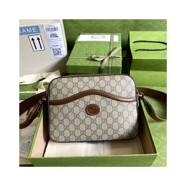 GUCCI   구찌 인터로킹 G 디테일 메신저백 675891