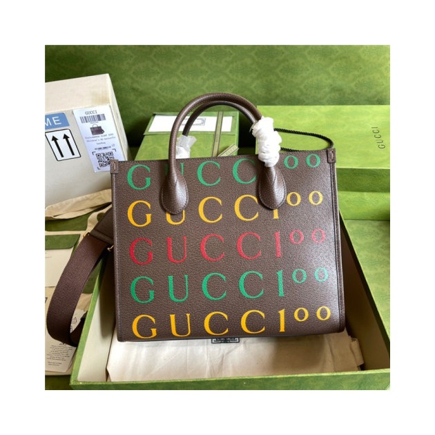 GUCCI   구찌 100 스몰 토트백 680956