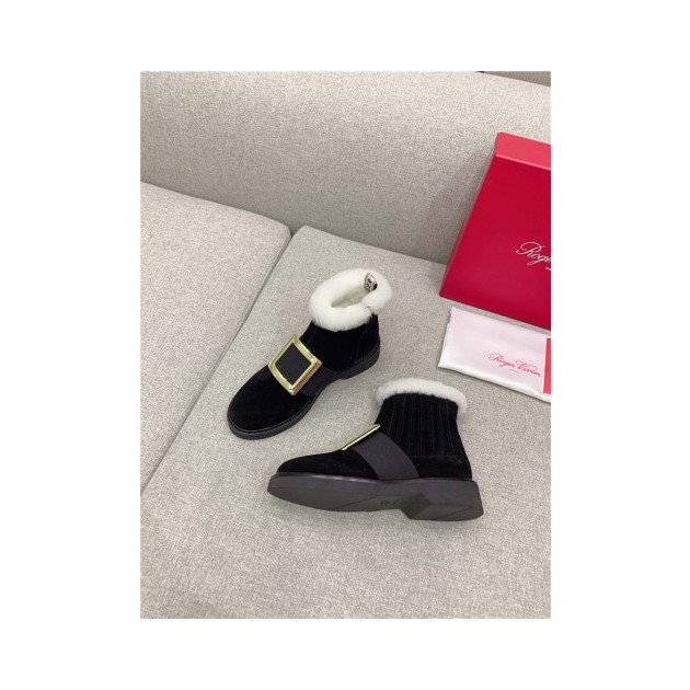 ROGER VIVIER 로저비비에 여성용 털 부츠 R89088