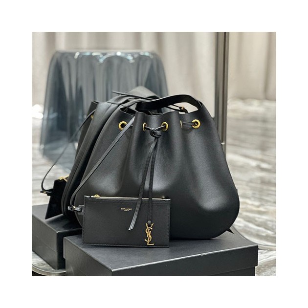 SAINT LAURENT 생로랑 플랫 호보백 라지 Y697941