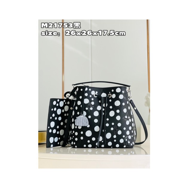 LOUIS VUITTON 루이비통 쿠사마 야요이 콜라보 네오노에 MM M21753