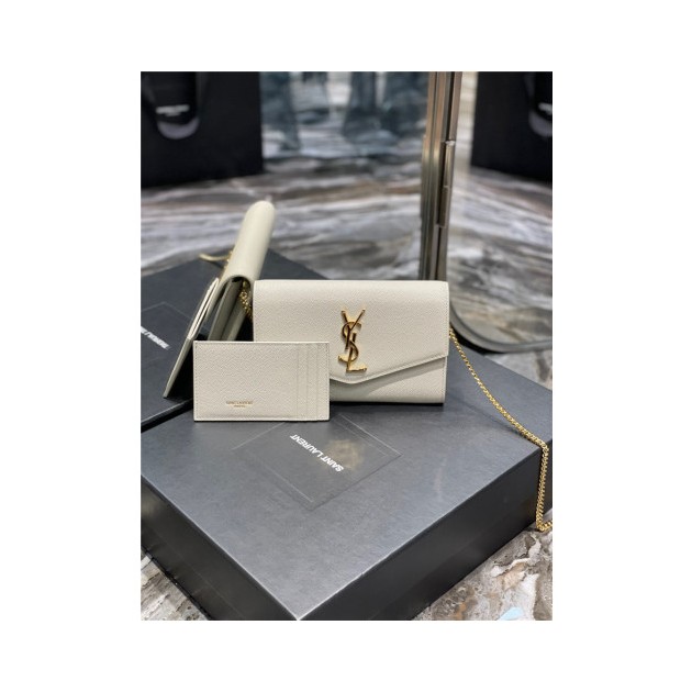SAINT LAURENT 생로랑 업타운 엔벨로프 체인 지갑 607788