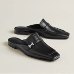 HERMES 에르메스 여성 그루피 레더 뮬 2COLOR