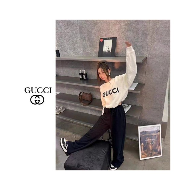 GUCCI 구찌 자수 로고 스웻맨투맨 3COLOR