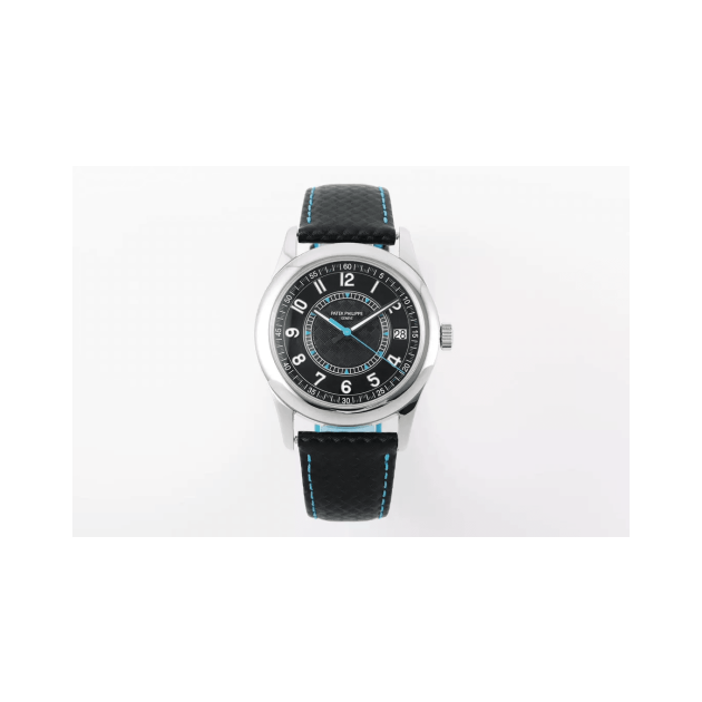 PATEK PHILIPPE 파텍필립 칼라트라바 6007 블랙 다이얼 블랙 스트랩
