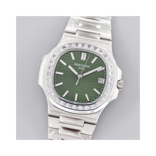 PATEK PHILIPPE 파텍필립 노틸러스 녹판/청판 다이아베젤 (2color)