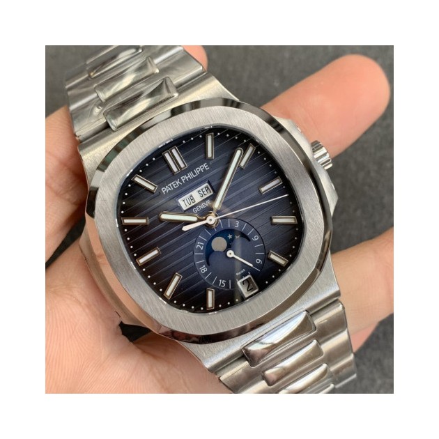 PATEK PHILIPPE 파텍필립 노틸러스 5726 청판/검판 에뉴얼캘린더 문페이즈 스틸 (2color)