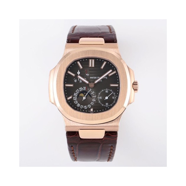 PATEK PHILIPPE 파텍필립 노틸러스 문페이즈 로즈 골드 5712R-001